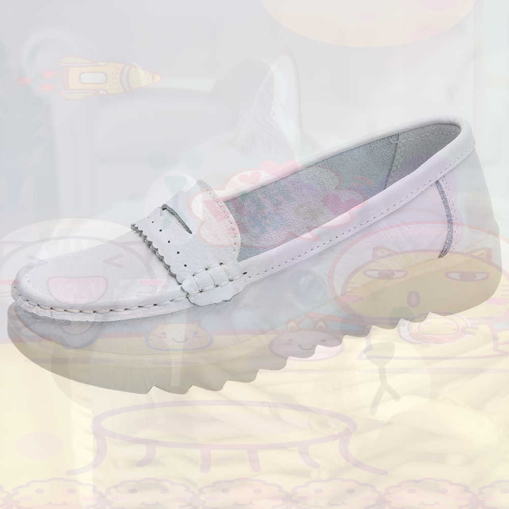 Good Streetwear Brand - Mocassin Rijden Tienersneakers Skateboarden Damesschoenen Zilver