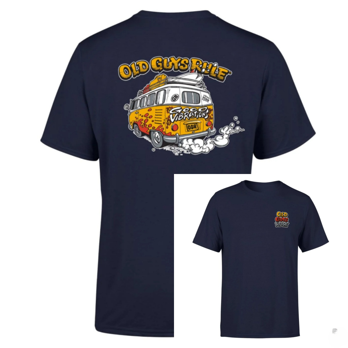 Good Streetwear Brand - Good Vibrations Retro Leisure merk T-shirt