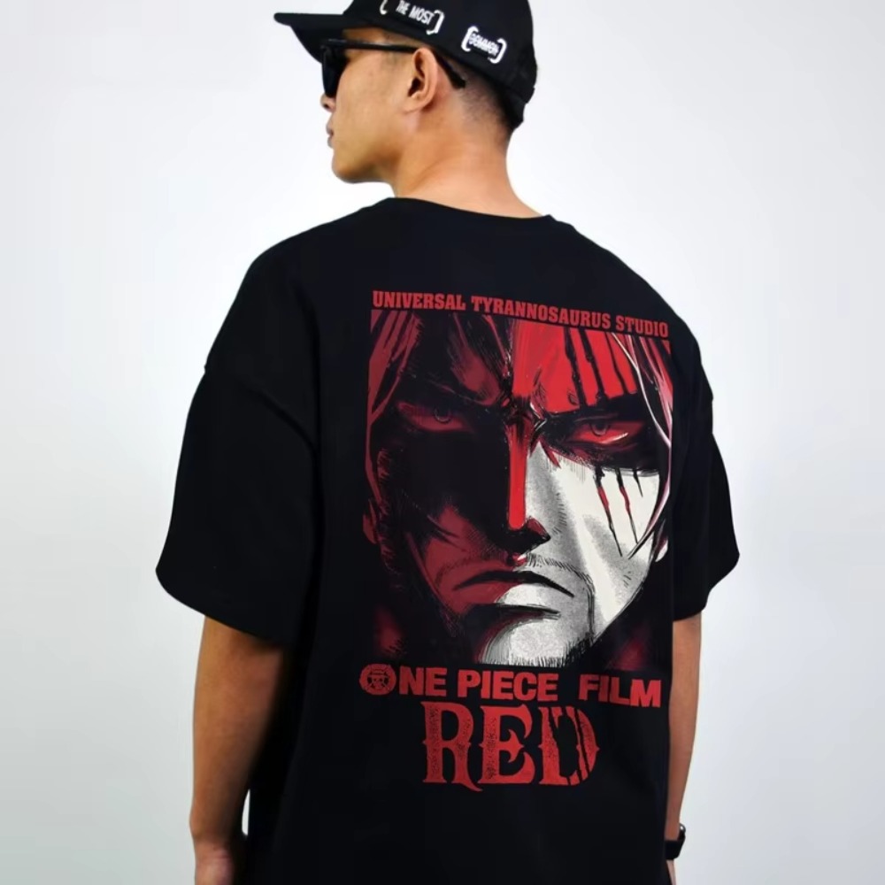Good Streetwear Brand - 2025One Piece Red Graphic T Shirts