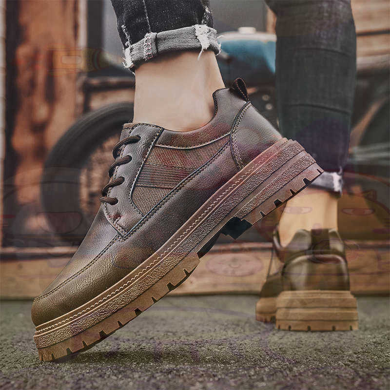 Donker natuurlijk leer Mode-sn - Good Streetwear Brand recensie en prijs